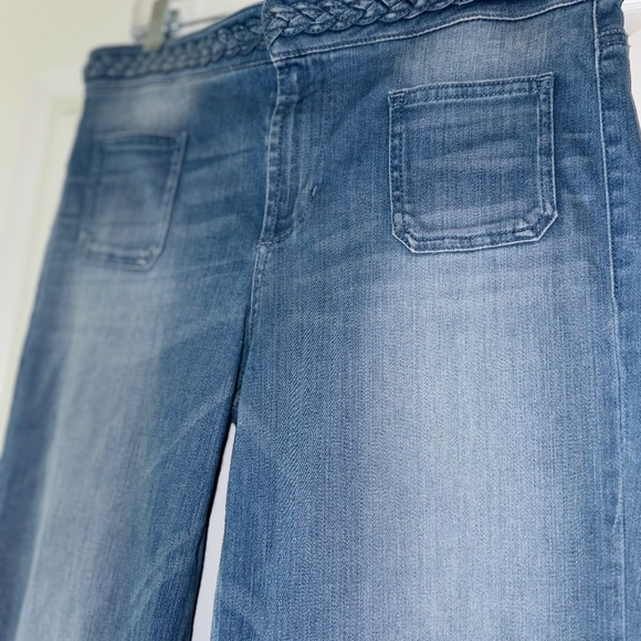 GUESS L.A. Braided Waist JEANS 70's FLARE LEG Braided sz 31 12 - Picture 12 of 12